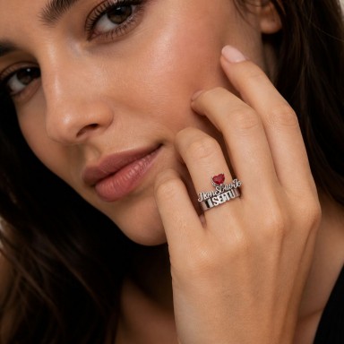 Ring in stainless steel