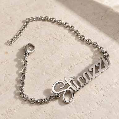 Bracelet "sticazzi" woman in stainless steel