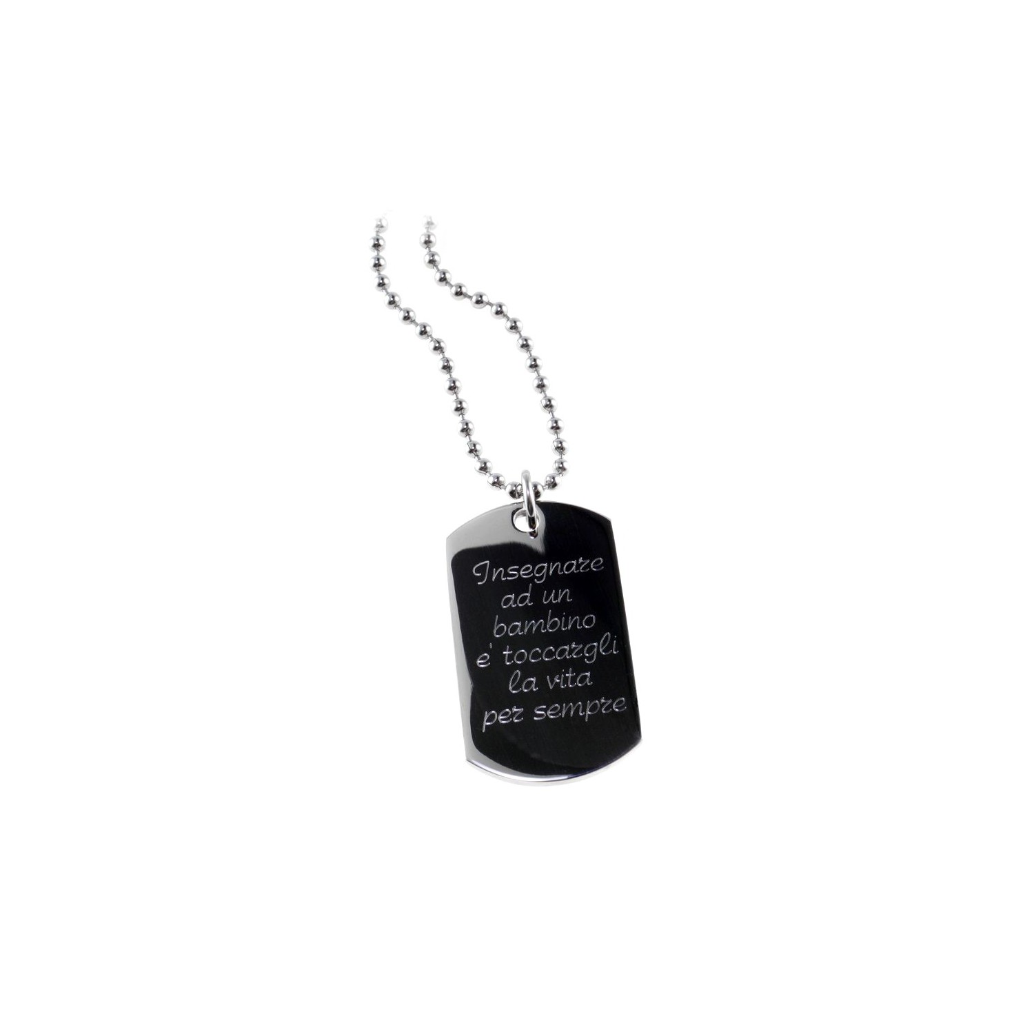 Collana per la MAESTRA targhetta Collana per la MAESTRA targhetta