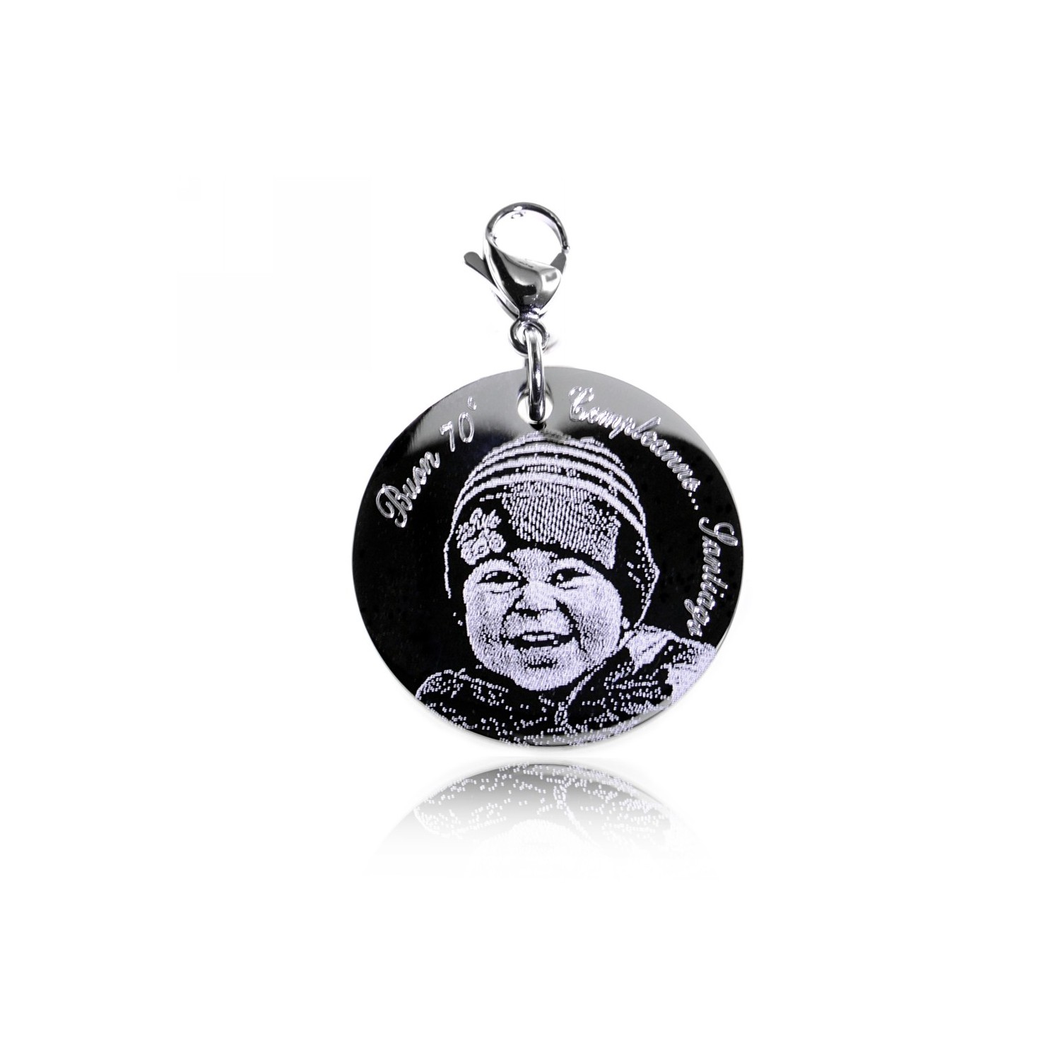 Collana con condolo a forma d testa d Gesù Crsto - Collana d Gesù