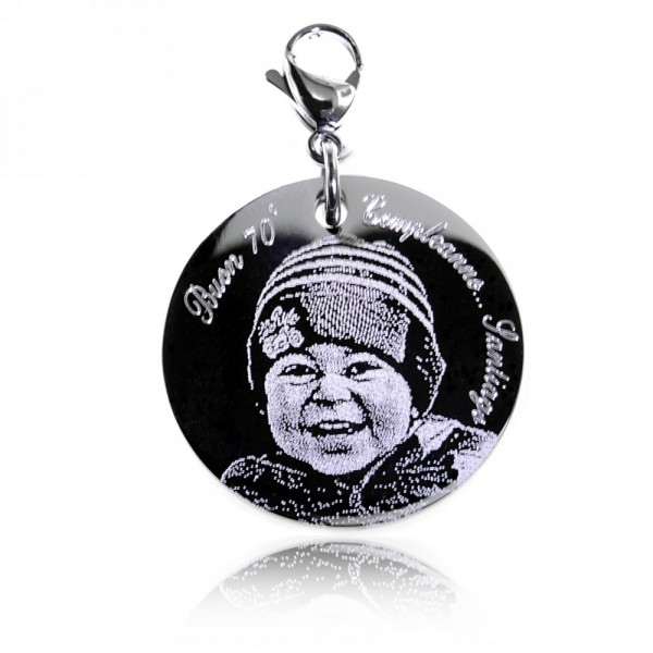 Charm Con Foto Per Bouquet Sposa - Ciondolo Ovale Con Vetro Cabochon, Kit Fai Da Te Matrimonio - Foto 12