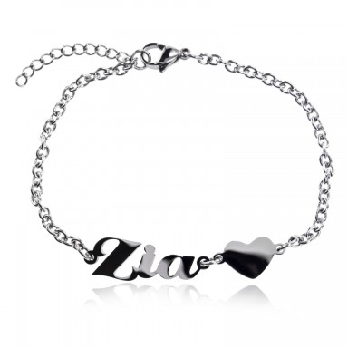Bracciale "ZIA" in acciaio inox