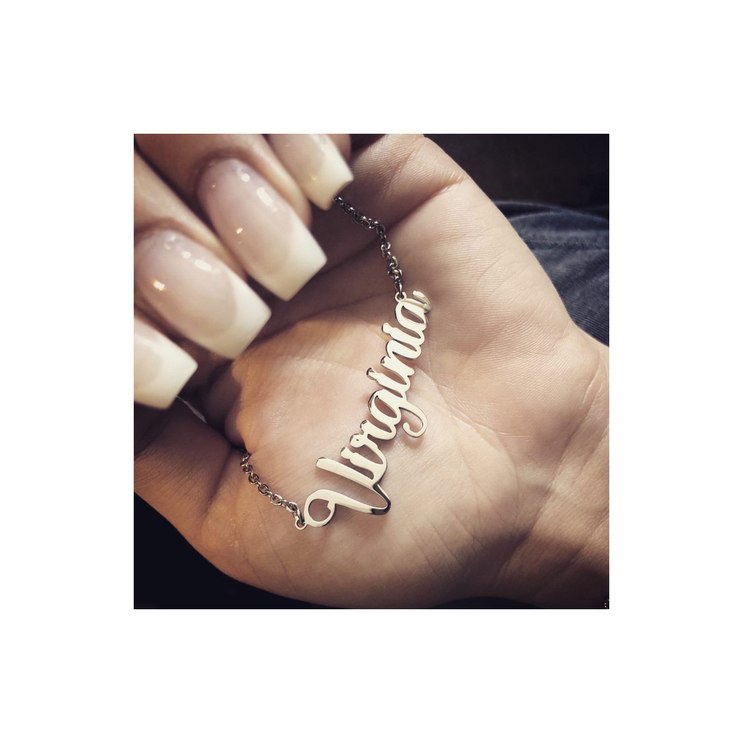 Collana con nome o scritta personalizzata Collana con nome o scritta personalizzata