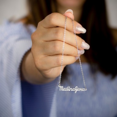 MaiUnaGioia necklace in stainless steel