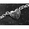 Bracciale cuore "E se ti negano la vita.."