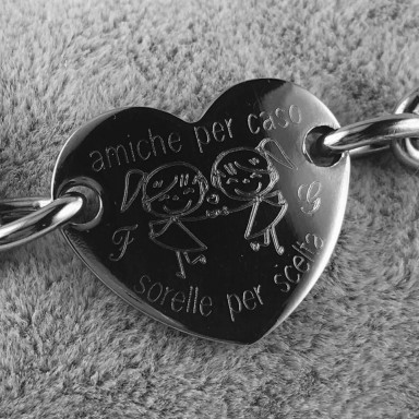 Frienship Bracelet in stainless steel