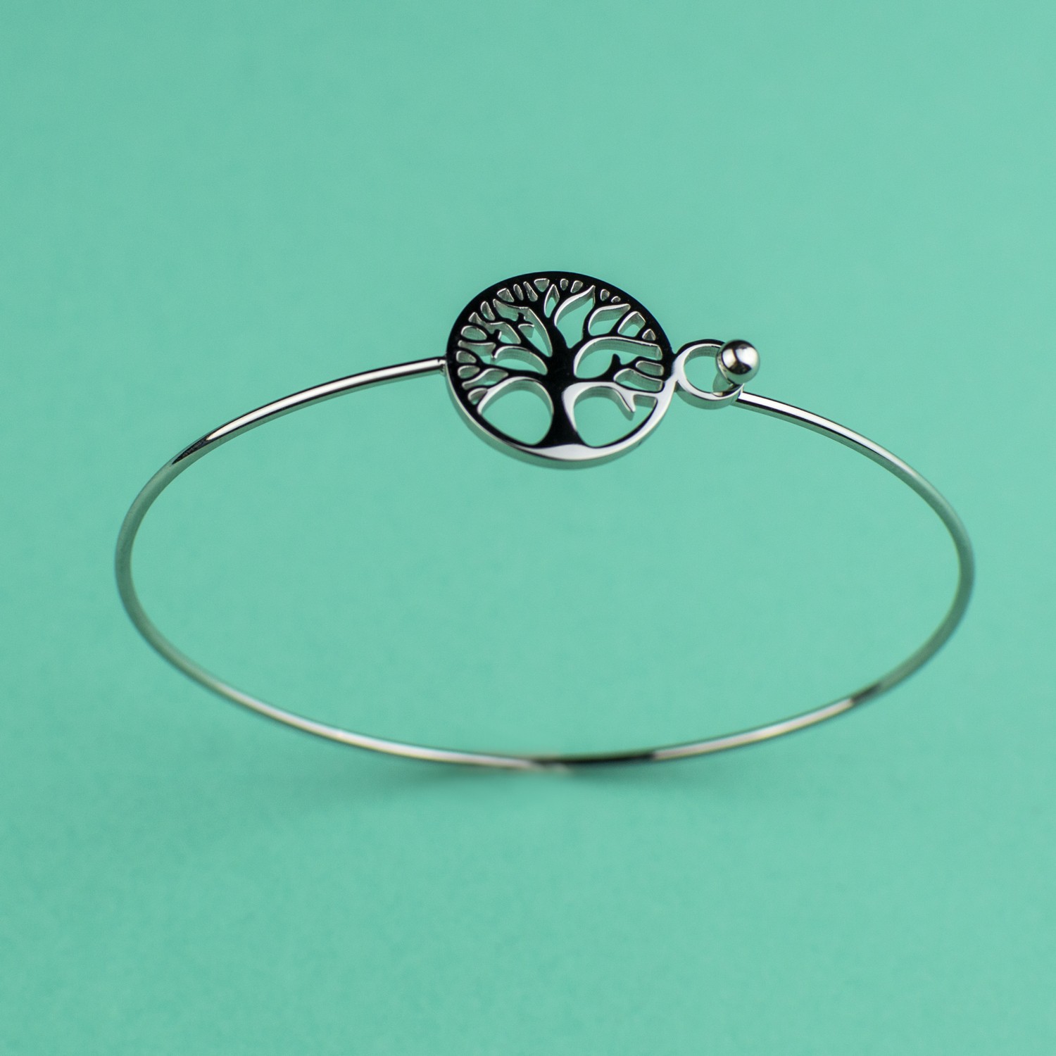 Bracciale Donna Albero Della Vita SAGA GIOIELLI - Acciaio Inox, Chiusura A Moschettone - Foto 8