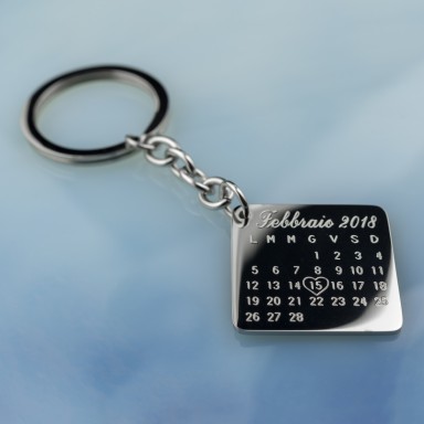 Portachiavi Calendario quadrato