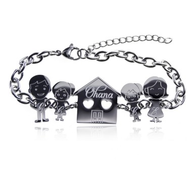 Bracciale 5 componenti "My Family"