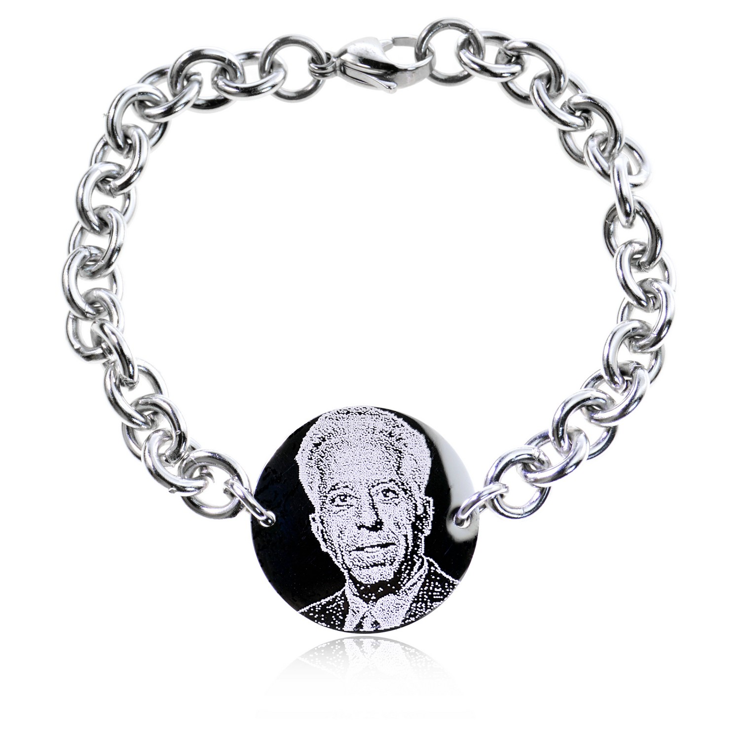 Braccialetto UOMO In ACCIAIO Stainless Steel VARI MODELLI Maglia Catena Hipster - Foto 7