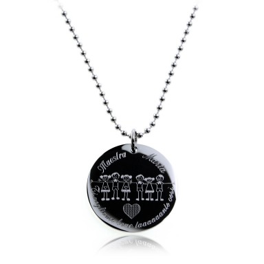 Collana per la maestra "ti vogliamo bene"