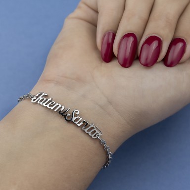 Bracelet "FatemiSanta" woman in stainless steel