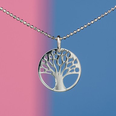 Girocollo albero della vita in argento 925 1,4 cm