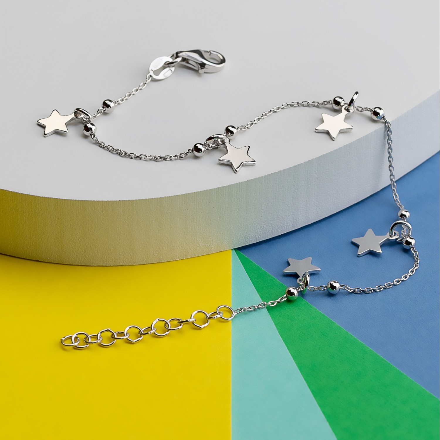 Cavigliera Argento Sterling 925 Solido - Bracciale Catenina Con Chiusura A Grillo
