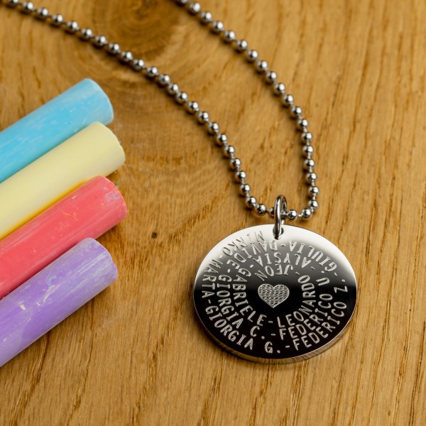 Collana Personalizzata Con Incisione In Acciaio Inox Per Donna – Gioiello Unico Con Nome, Data O Coordinate – Regalo Per Mamma, Fidanzata, Amica - 5