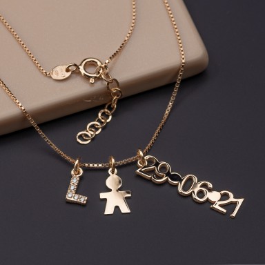 Necklace baby in silver 925