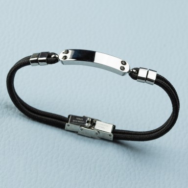 ARUBA bracelet in eco-leather and stainless steel
