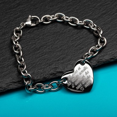 Heart bracelet for sisters