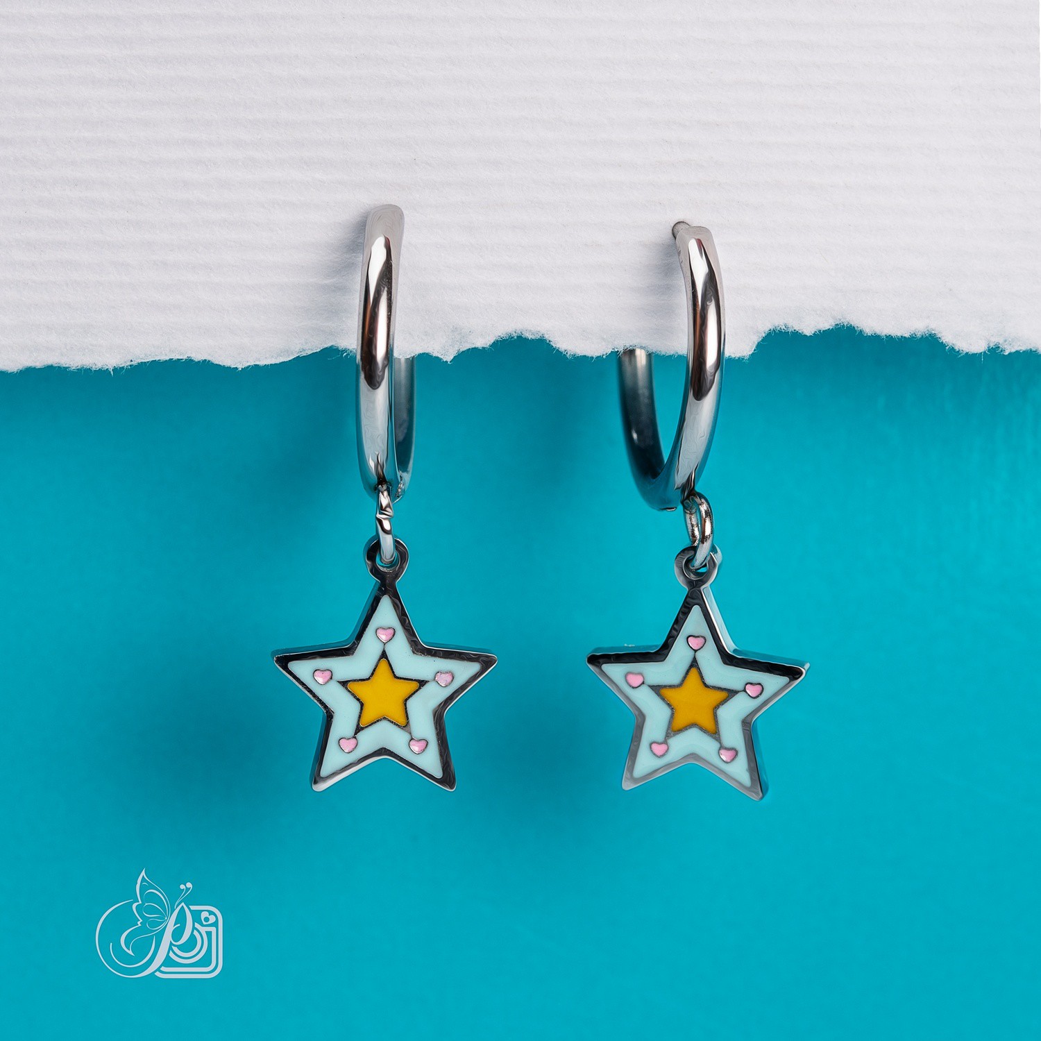 Stainless steel earring