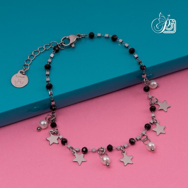 "My Pearl"  bracelet in stainless steel