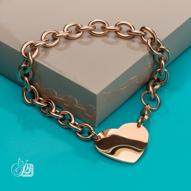 Bracciale LUXURY LOVE in acciaio inox placcato oro rosa
