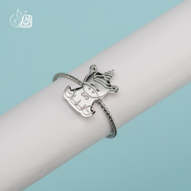 Adjustable unicorn ring in stainless steel