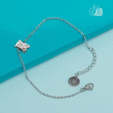 Bracciale baby bear in acciaio inox