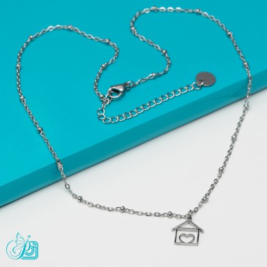 Collana "My home" in acciaio inox