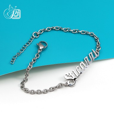 Bracelet "sticazzi" elegance woman in stainless steel