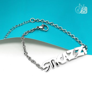 Bracelet "sticazzi" unisex in stainless steel