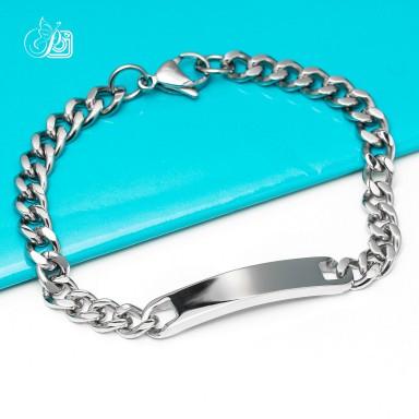 Stylish bracelet in stainless steel