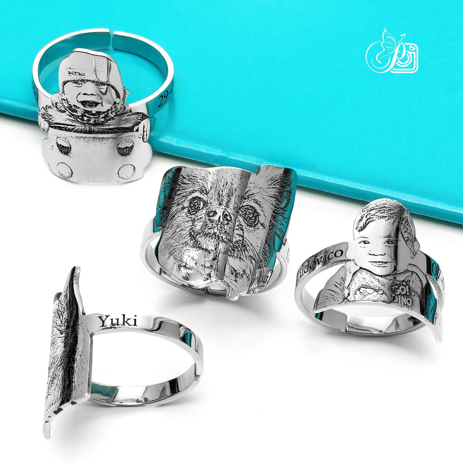 Charm Link Quiges In Acciaio Inox Stile Italiano - Ciondolo MAMMA Per Bracciali E Collane - Regalo Perfetto - Foto 11