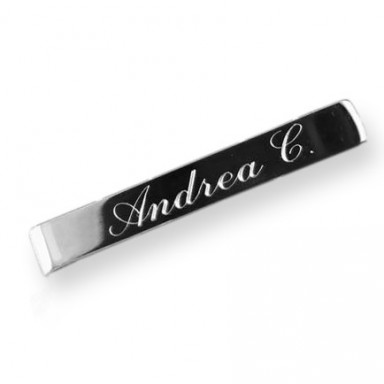 Custom stainless steel tie clip