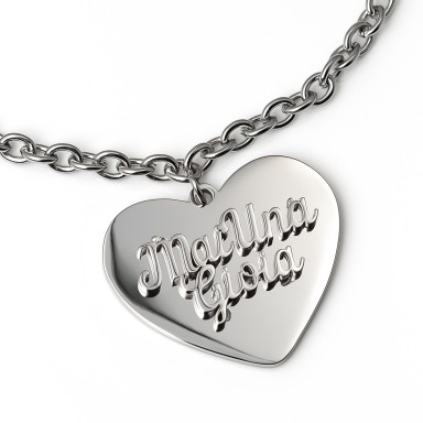 Bracciale saldato "Mai una gioia" collezione MOODS in acciaio inox
