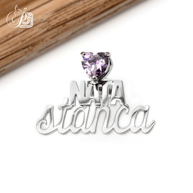 Mono orecchino "Nata Stanca" collezione MOODS in acciaio inox