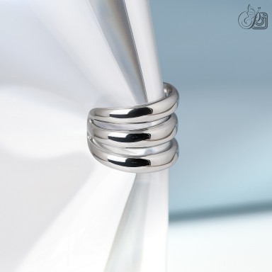 Cuff LINE in acciaio inox