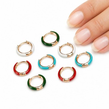 Hops single earring in silver 925